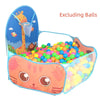 Kids Indoor Play Tent with Ball Pit and Basketball Hoop