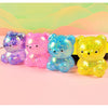 Glitter Gummy Bear Stress Relief Squishy Toy