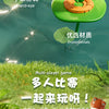 Musical Frog Catching Game with Turntable and Nets