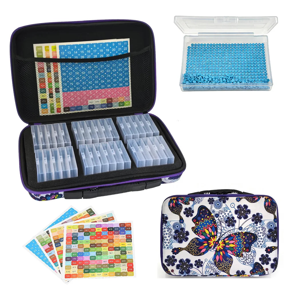 Diamond Painting Storage Trays with Lids (32 or 64 Grids)