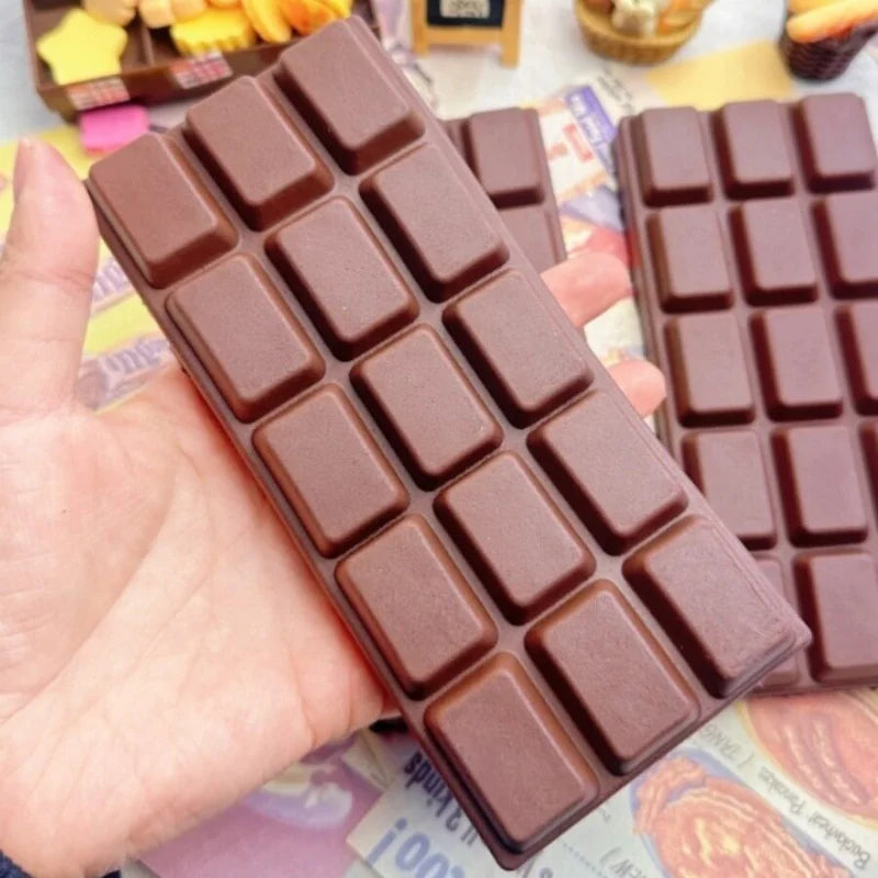 Chocolate Shape Squishy Stress Relief Toy – Slow Rebound Sensory Fidget for Adults