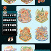 3D Cartoon Sticker Book with 40 Large-Size Stickers