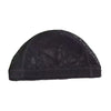 Black stretchable mesh wig cap for secure and comfortable styling