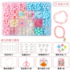 Polymer clay bead jewelry making kit for kids featuring various colored beads and tools