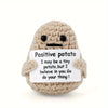 Handmade Crochet Emotional Support Poo Doll with Card