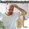 Wooden Head Polishing Brush for Smooth, Shiny Scalps