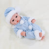 Lifelike 12-Inch Reborn Baby Doll with Outfit – Soft Vinyl, Huggable & Cute