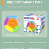 Pyramid Speed Cube 3x3 – Smooth Turning Puzzle for Kids & Adults