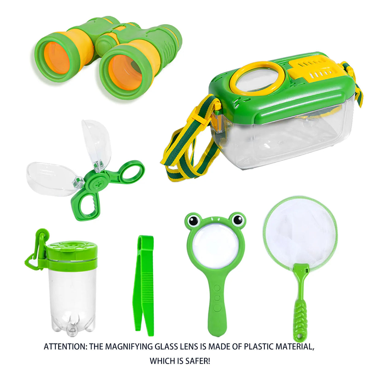 Kids Outdoor Insect Explorer Kit with Observation Jar & Net