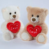 Heart-Shaped Teddy Bear Plush with Fairy Wings – 25cm