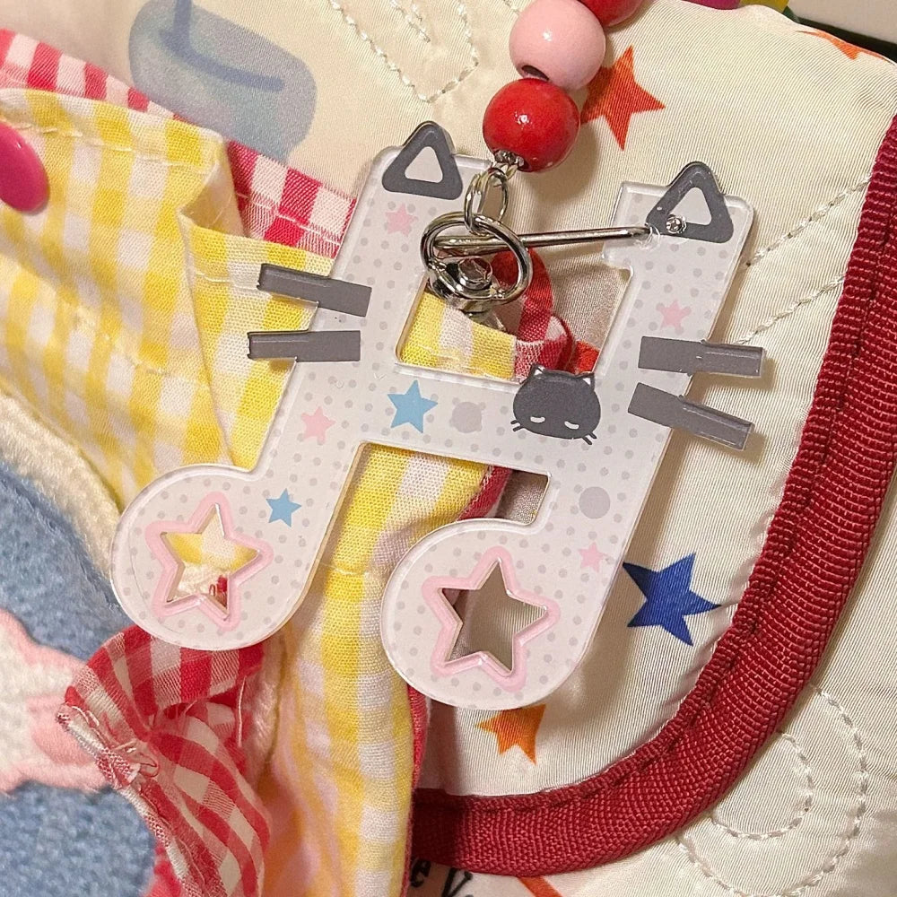 Calico Critters Heart Charm Keychain