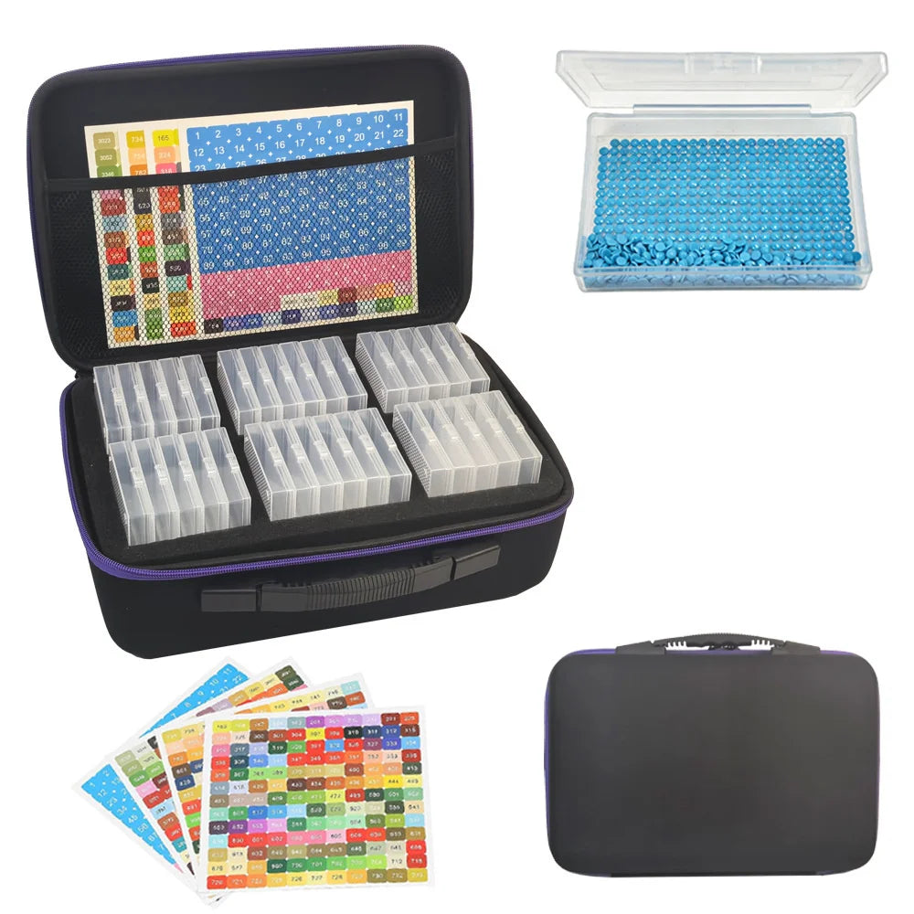 Diamond Painting Storage Trays with Lids (32 or 64 Grids)