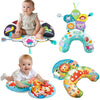 High-Contrast Tummy Time Pillow for Baby Sensory Development