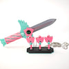 Squid Game Style Dagger Necklace Set (4-Pack)