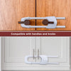 Adjustable U-Shaped Cabinet Locks for Child Safety