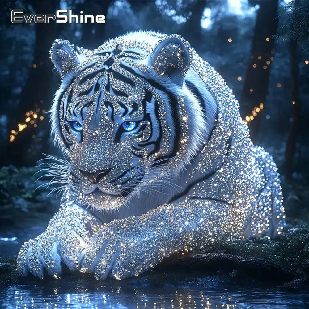 5D DIY Diamond Painting Kit - Tiger Animal Art