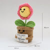 Handmade Crochet Sunflower in Pot