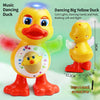 Electric Dancing Duck Toy with Music and Light-Up Eyes
