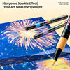 Glitter Art Markers – Metallic Paint Pens for DIY Crafts & Card Making