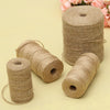 Rolls of natural jute twine used for crafts, gift wrapping, and DIY projects