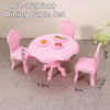 Miniature Dollhouse Furniture Set with Cradle, Piano & Table
