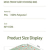 Waterproof Long-Sleeve Baby Bibs with Cute Designs