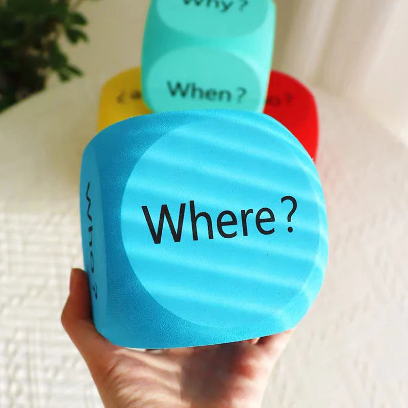 Interactive Question Word Dice for Classroom Learning