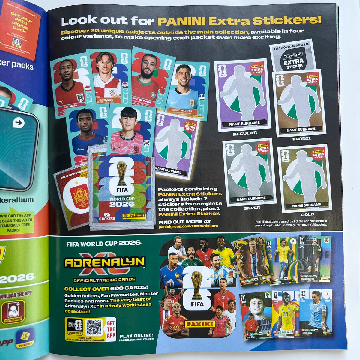 Official Panini 2026 FIFA World Cup Sticker Collection Box
