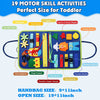 Montessori Sensory Busy Board for Toddlers – Fine Motor Skills & Life Learning Toy