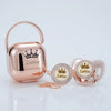 Personalized Rhinestone Pacifier & Clip Gift Set with Box