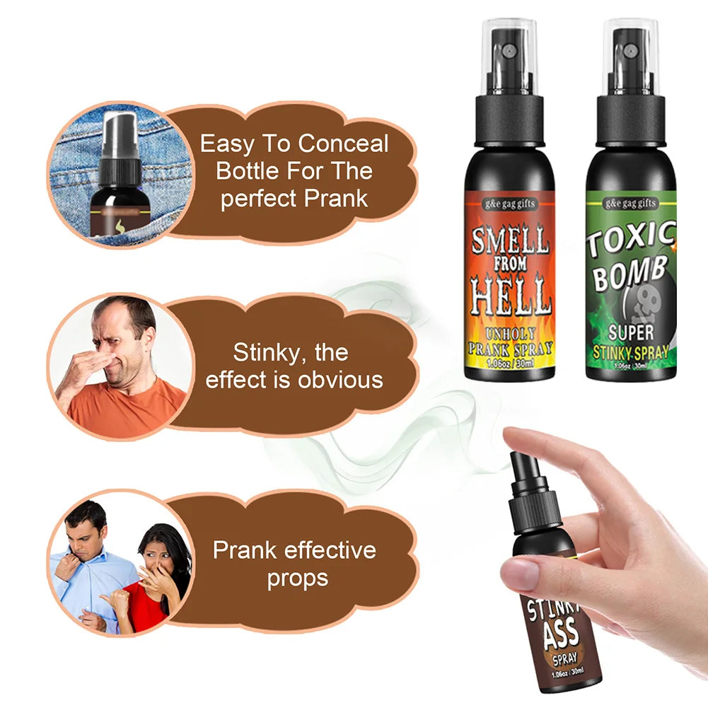30ml Fart Spray Prank Toy – Hilarious Stink Bomb for Parties & Pranks