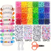 Pony Beads and Letter Beads Craft Kit for Bracelet Making