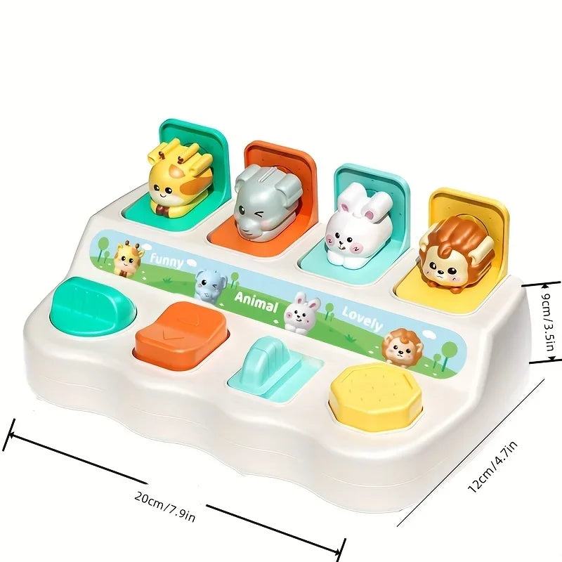 Montessori Pop-Up Animal Toy & Learning Box Set