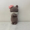 Handmade Amigurumi Plush Toy Set – Fox, Cow & Lamb Sleeping Dolls