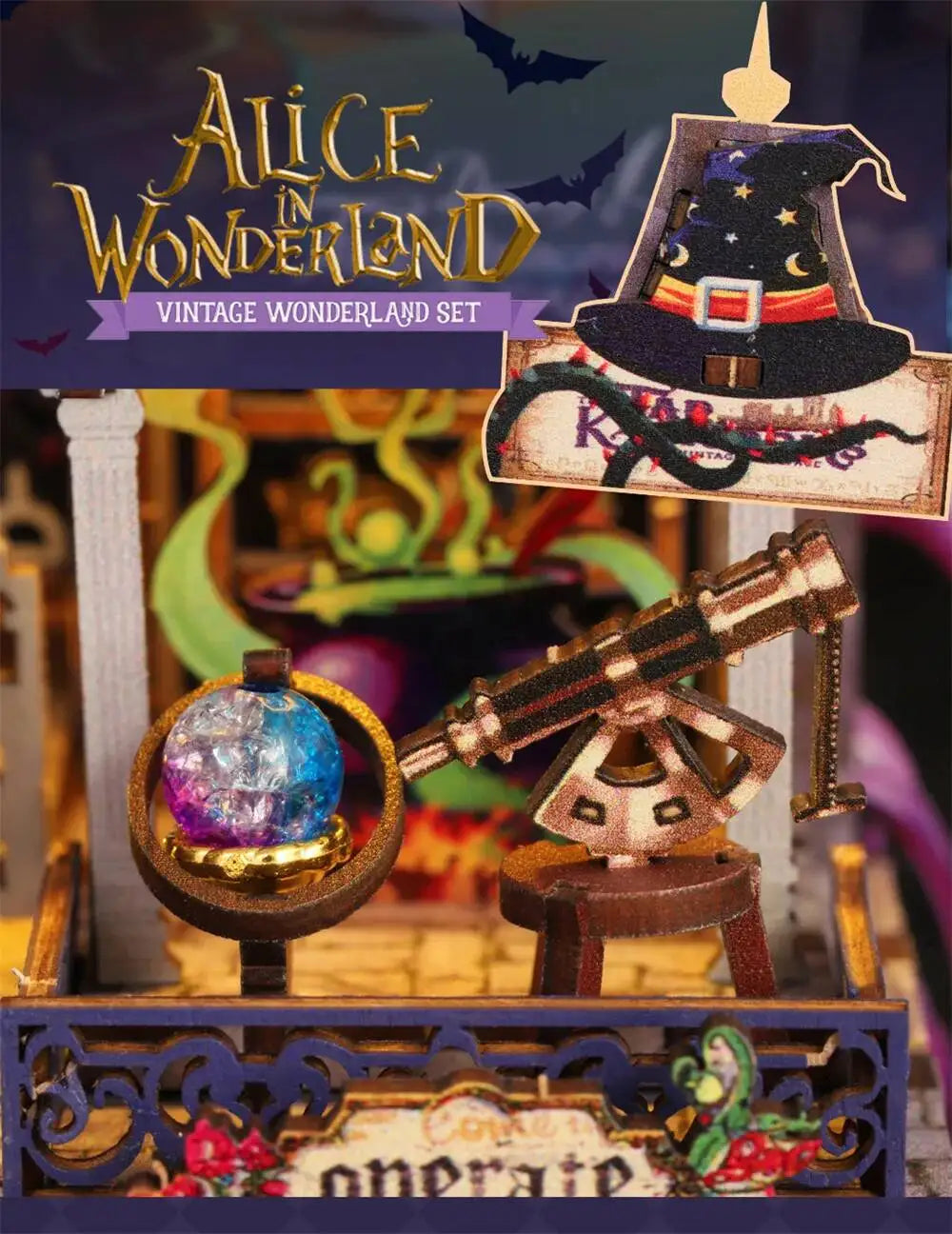 The Gate of Secret Realm Wooden Miniature House Kit