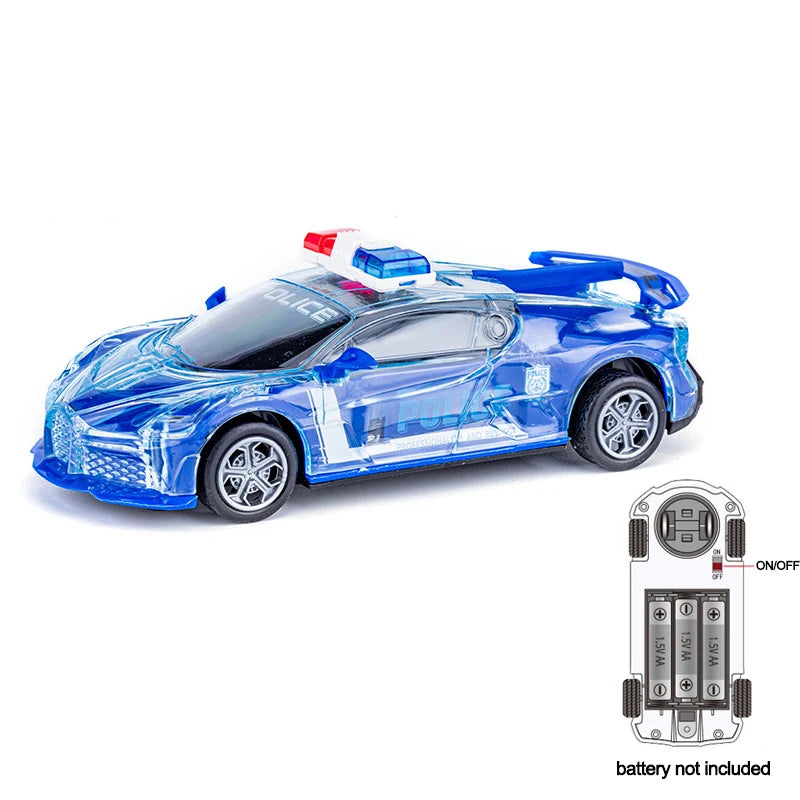 Police Car Toy with Lights, Sounds & Inertial Motion