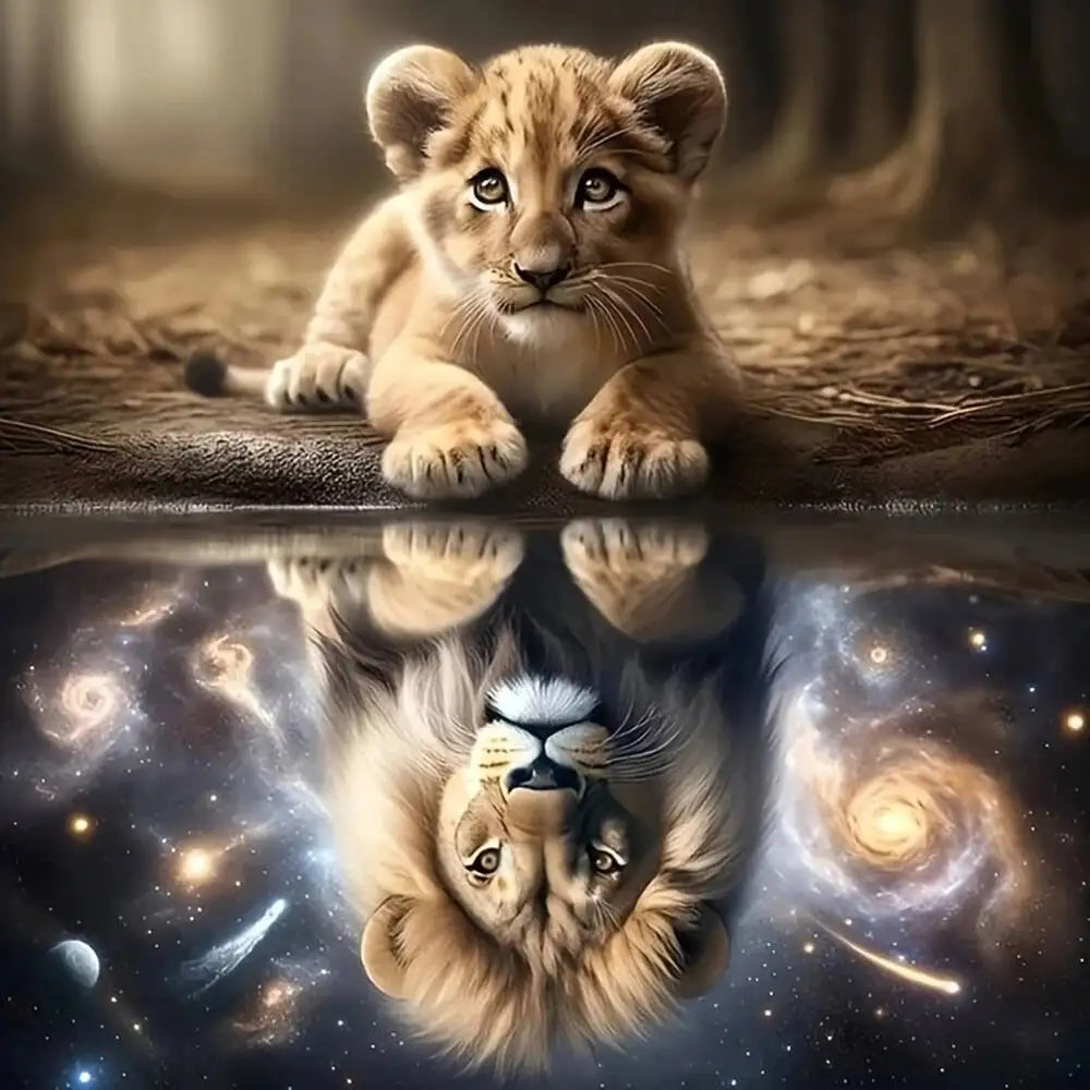 5D Diamond Painting Kit – Animal Portrait Series