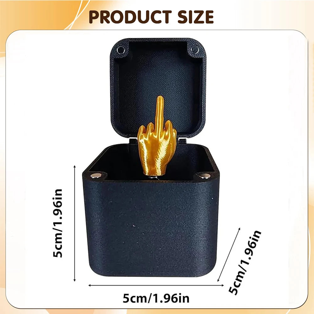 Funny Middle Finger Prank Gift Box - Hilarious Gag Gift for Birthdays, Christmas & More
