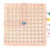Wooden Multiplication Table Math Learning Toy for Kids