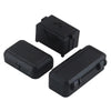 Set of three black mini storage boxes for 1/18 and 1/24 scale RC crawler models