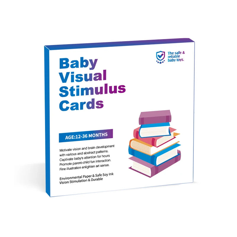 High-Contrast Baby Flash Cards for Visual Development
