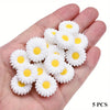 20mm Daisy Silicone Beads for DIY Jewelry & Crafts
