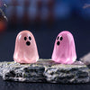 Glow-in-the-Dark Ghost Resin Charms for Jewelry Making