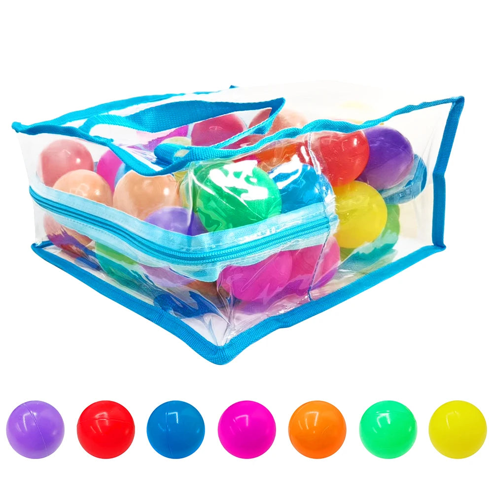 Kids' Foldable Ball Pit Play Tent with Storage Basket