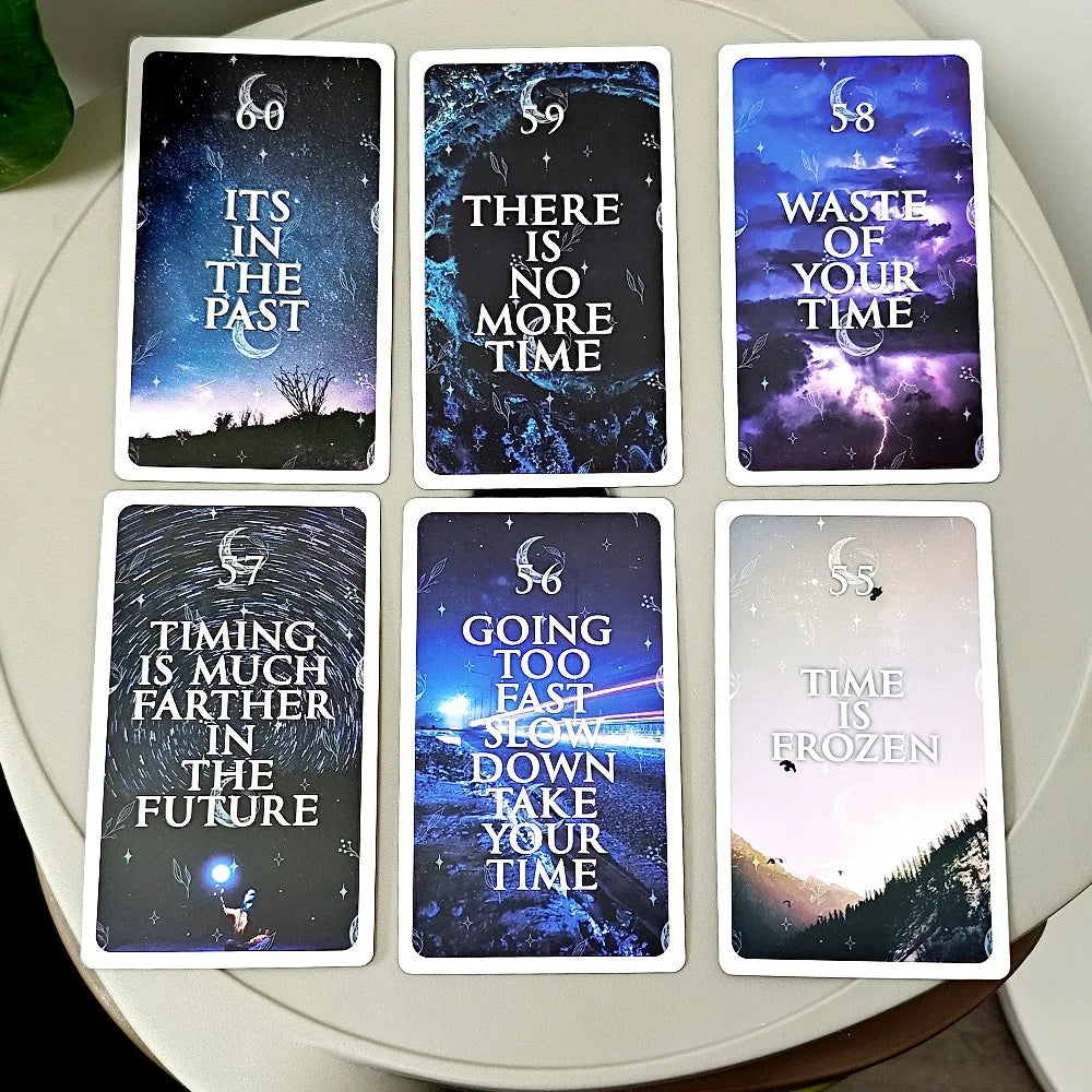 Mystical Moon Divine Timing Oracle Deck – 60 Cards for Insightful Readings