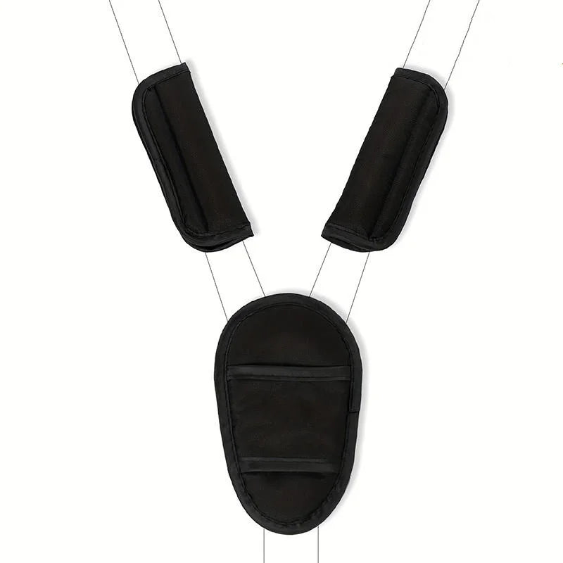 Universal Stroller Shoulder Strap Covers – Soft Cushioned Safety Belt Pads