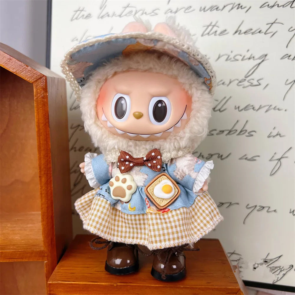 Stylish Outfit Set for 17cm Plush Dolls