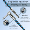 Braided Guitar Cable with 90° Plug – Noise Reduction for Clear Sound