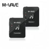 Black M-VAVE wireless audio system showing a transmitter and receiver unit.