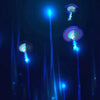 LED Light-Up Flying Copter Toys with Catapult Launcher